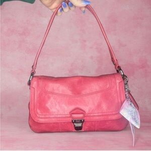 Vintage Coach Layla Y2K Pink Mini Shoulder Bag